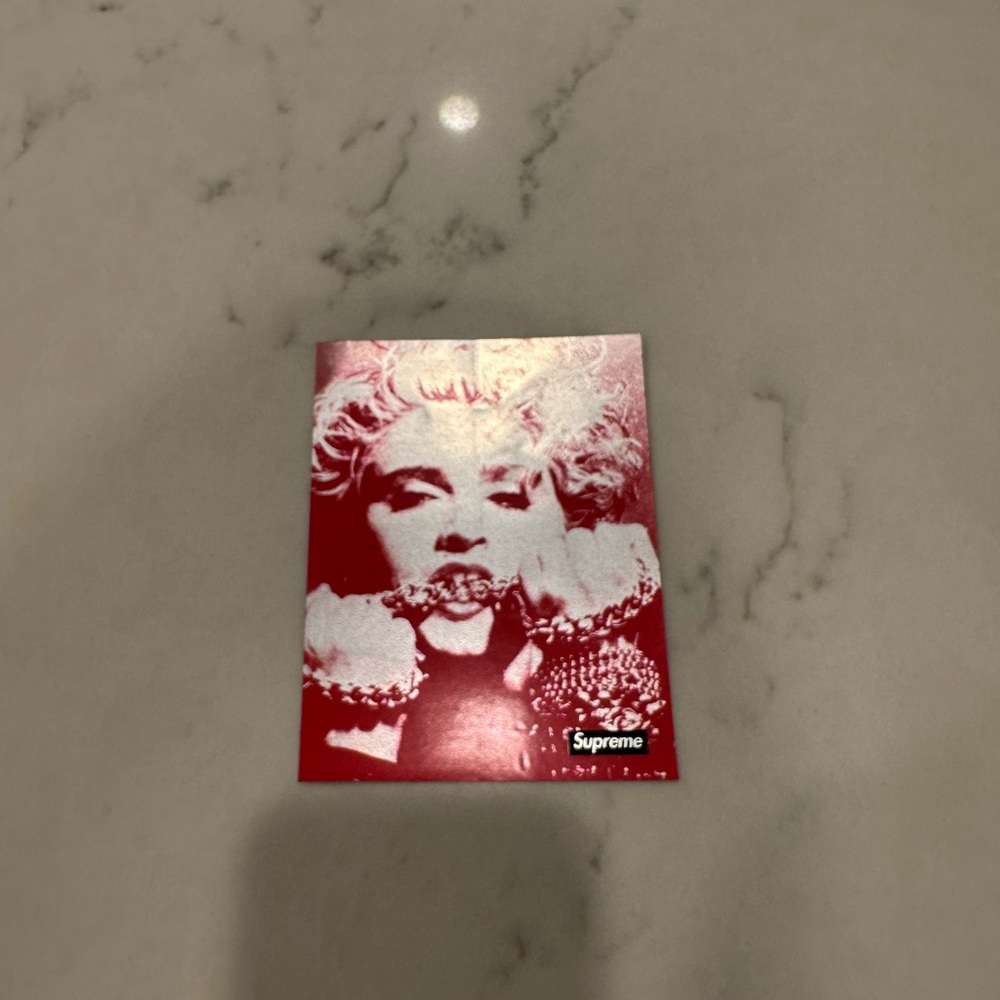 Supreme Red Graphic sticker